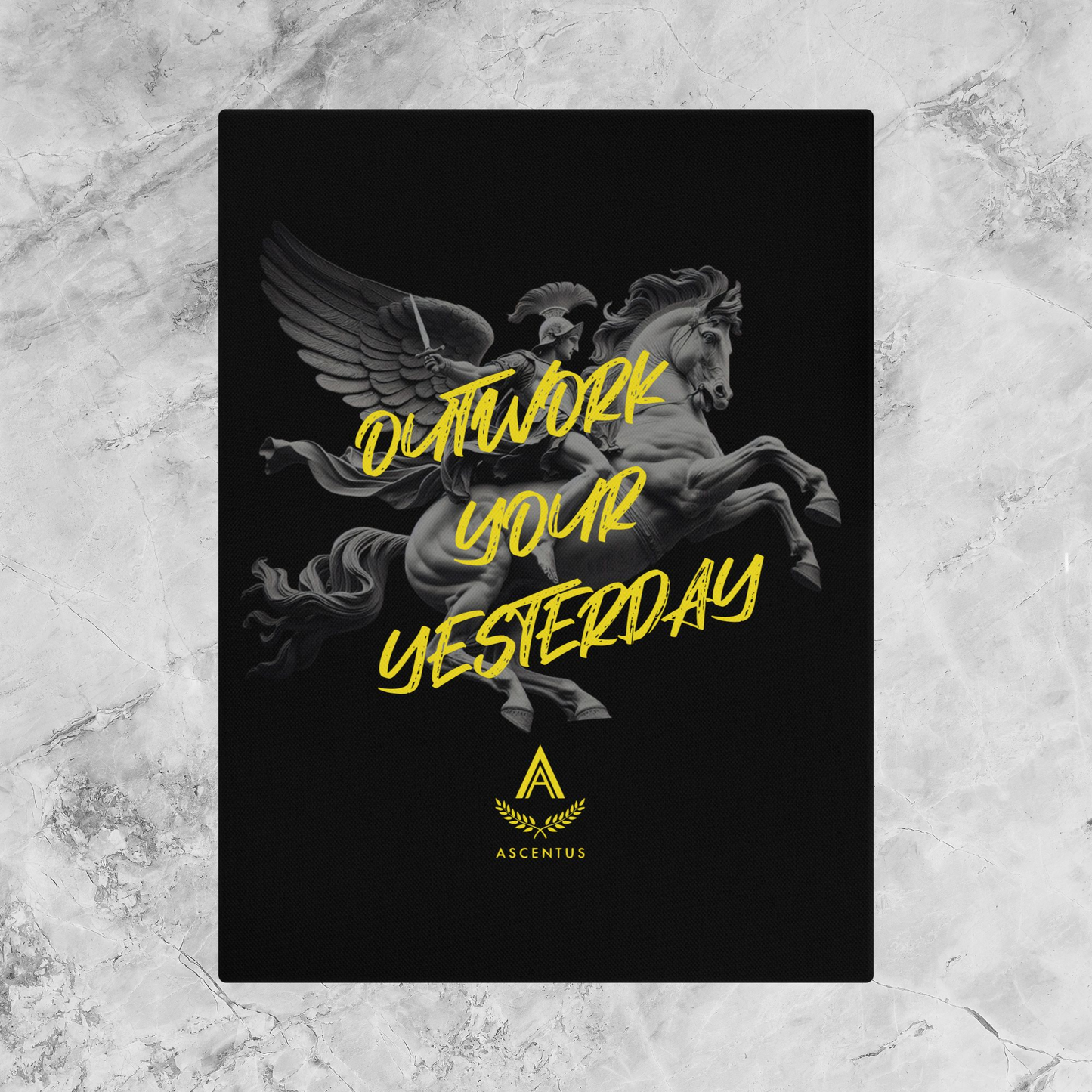 OUTWORK YOUR YESTERDAY CANVAS