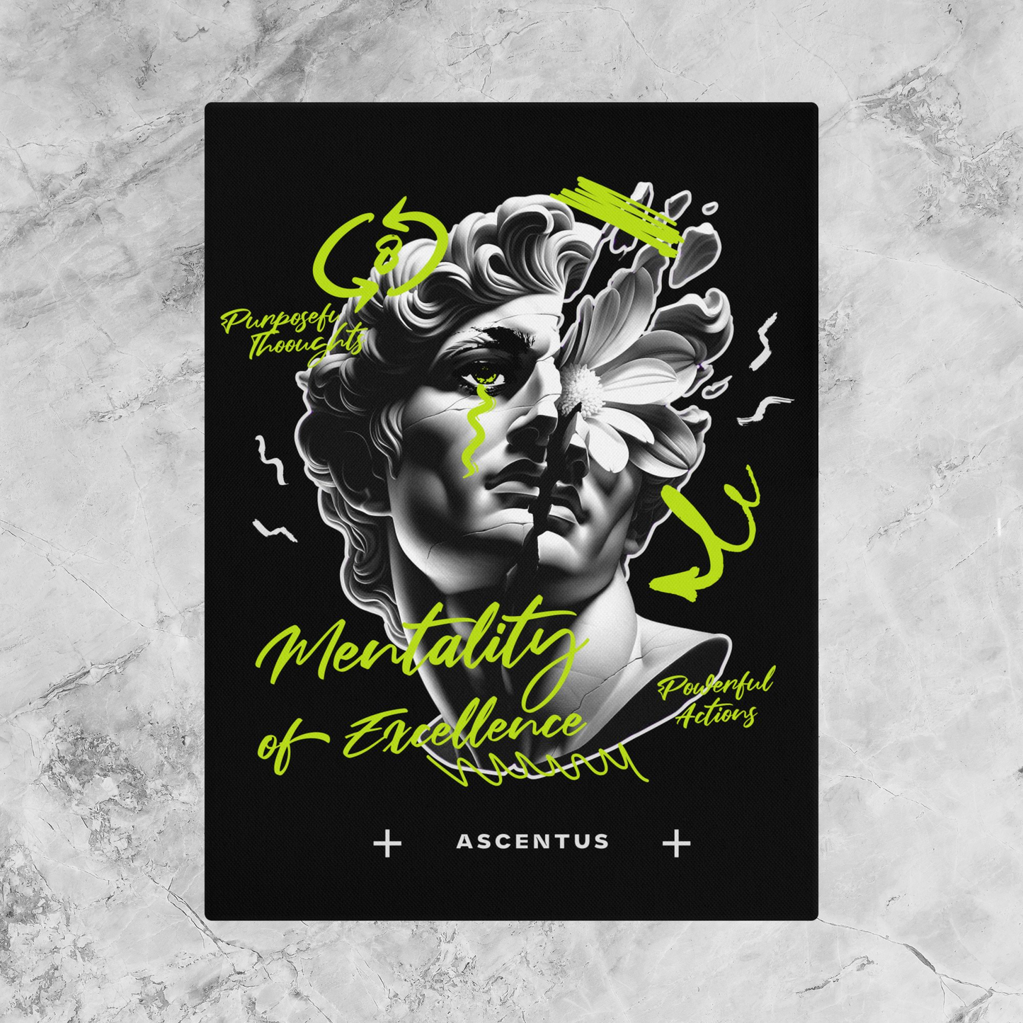MENTALITY BLOOMS CANVAS
