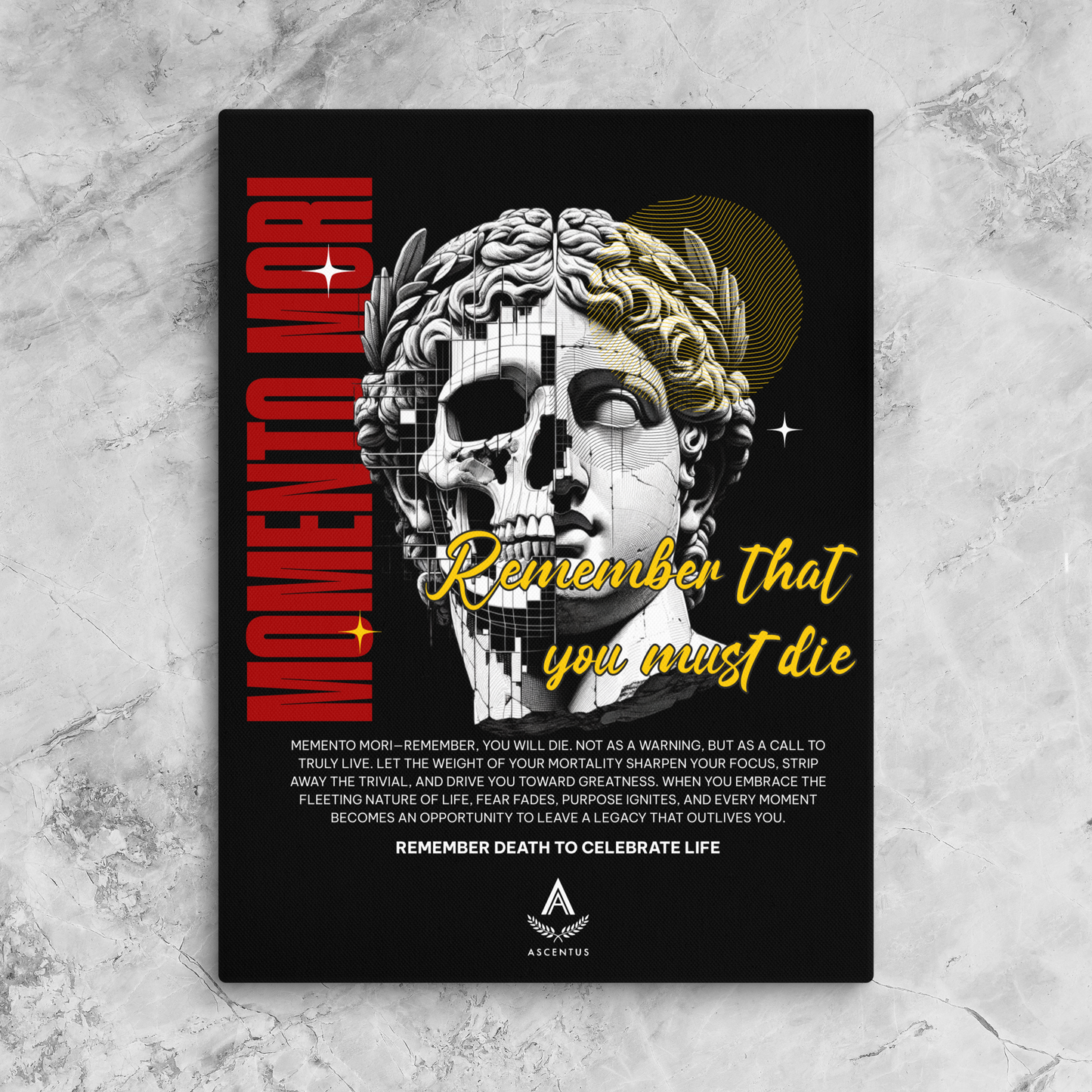 MOMENTO MORI CANVAS
